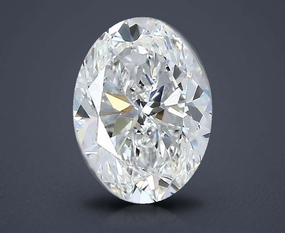 1.51ct F VVS2 Rare Carat Ideal Cut Oval Diamond