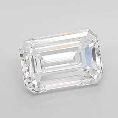 1.06ct D VVS1 Rare Carat Ideal Cut Emerald Lab Grown Diamond