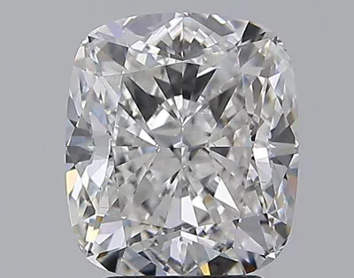 3.56ct F VS2 Very Good Cut Cushion Diamond