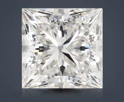 6.26ct G VS1 Rare Carat Ideal Cut Princess Lab Grown Diamond