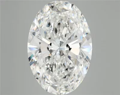 10.18ct F VVS2 Rare Carat Ideal Cut Oval Lab Grown Diamond