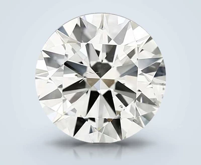 4.01ct K SI1 Rare Carat Ideal Cut Round Diamond