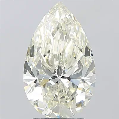 3.23ct I SI1 Rare Carat Ideal Cut Pear Diamond