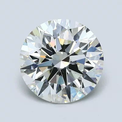 2.62ct K VS2 Rare Carat Ideal Cut Round Diamond