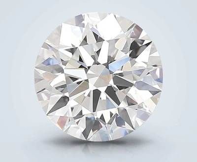 4.04ct F VVS2 Rare Carat Ideal Cut Round Lab Grown Diamond