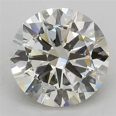 3.01ct J VS1 Excellent Cut Round Lab Grown Diamond