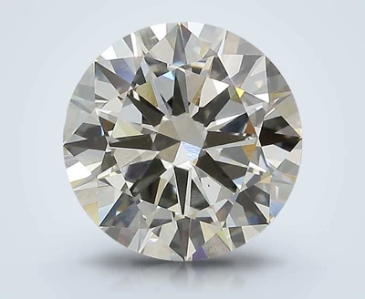 3.01ct J VS1 Excellent Cut Round Lab Grown Diamond