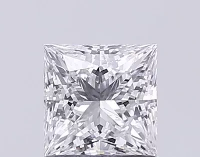 1.05ct D VVS2 Rare Carat Ideal Cut Princess Lab Grown Diamond