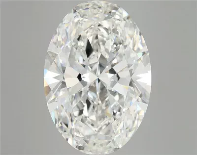 10.07ct F VS1 Rare Carat Ideal Cut Oval Lab Grown Diamond