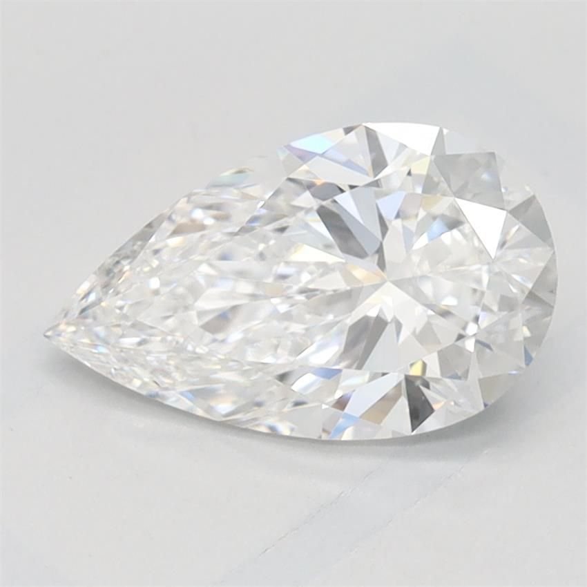 1.10ct D VVS1 Rare Carat Ideal Cut Pear Lab Grown Diamond