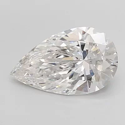 4.06ct G VS1 Rare Carat Ideal Cut Pear Lab Grown Diamond