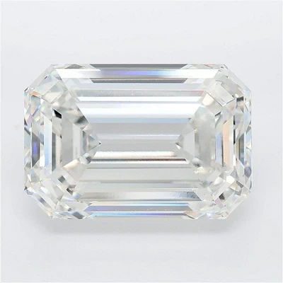 18.00ct F VVS2 Rare Carat Ideal Cut Emerald Lab Grown Diamond