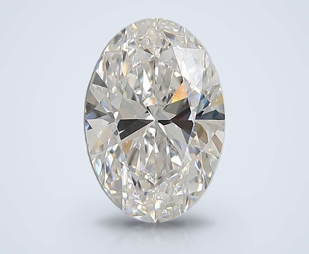 2.04ct E VS1 Rare Carat Ideal Cut Oval Lab Grown Diamond