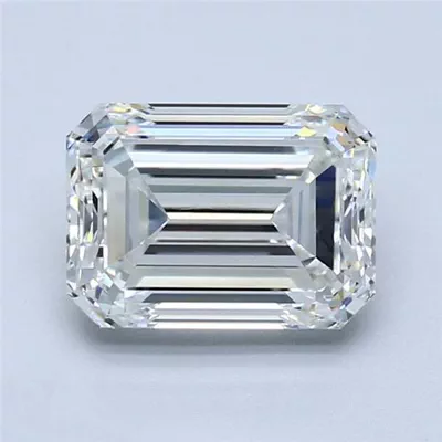 1.80ct H VS1 Rare Carat Ideal Cut Emerald Diamond