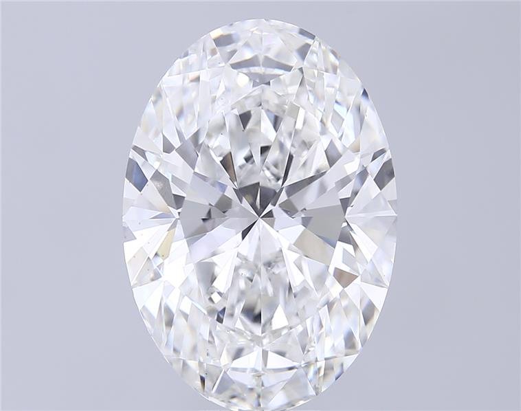 11.09ct F VS1 Rare Carat Ideal Cut Oval Lab Grown Diamond
