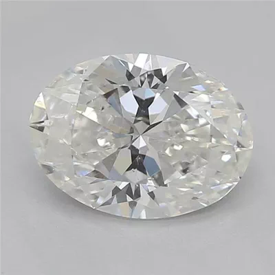 0.91ct I SI2 Rare Carat Ideal Cut Oval Diamond