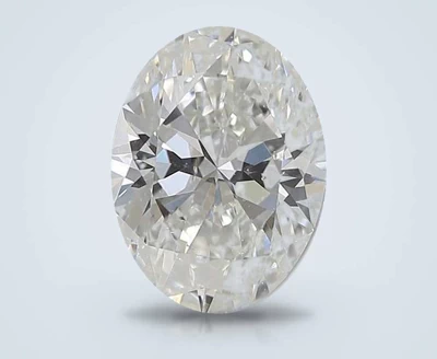 0.91ct I SI2 Rare Carat Ideal Cut Oval Diamond