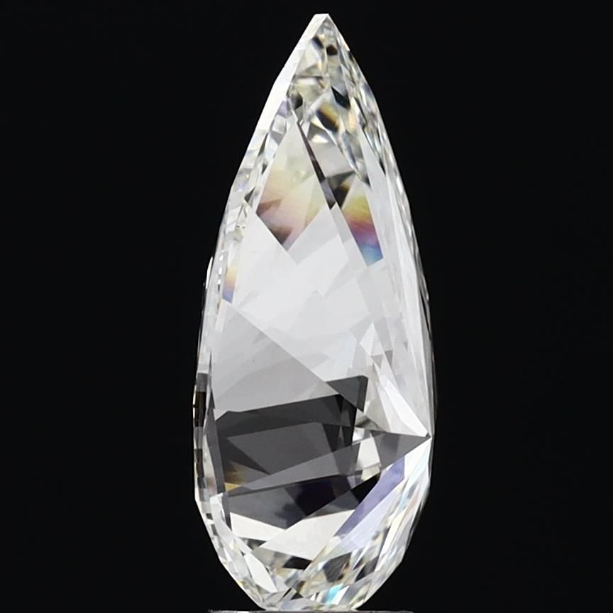 6.65ct H VS1 Rare Carat Ideal Cut Pear Lab Grown Diamond