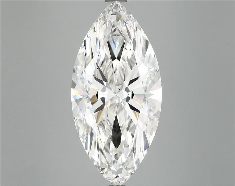 6.57ct F VS2 Rare Carat Ideal Cut Marquise Lab Grown Diamond
