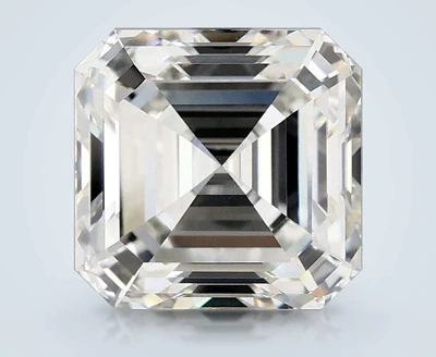 3.08ct F VVS2 Rare Carat Ideal Cut Asscher Lab Grown Diamond