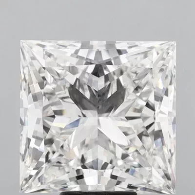 10.09ct F VVS2 Rare Carat Ideal Cut Princess Lab Grown Diamond
