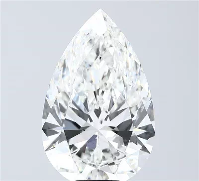14.07ct F VVS2 Rare Carat Ideal Cut Pear Lab Grown Diamond