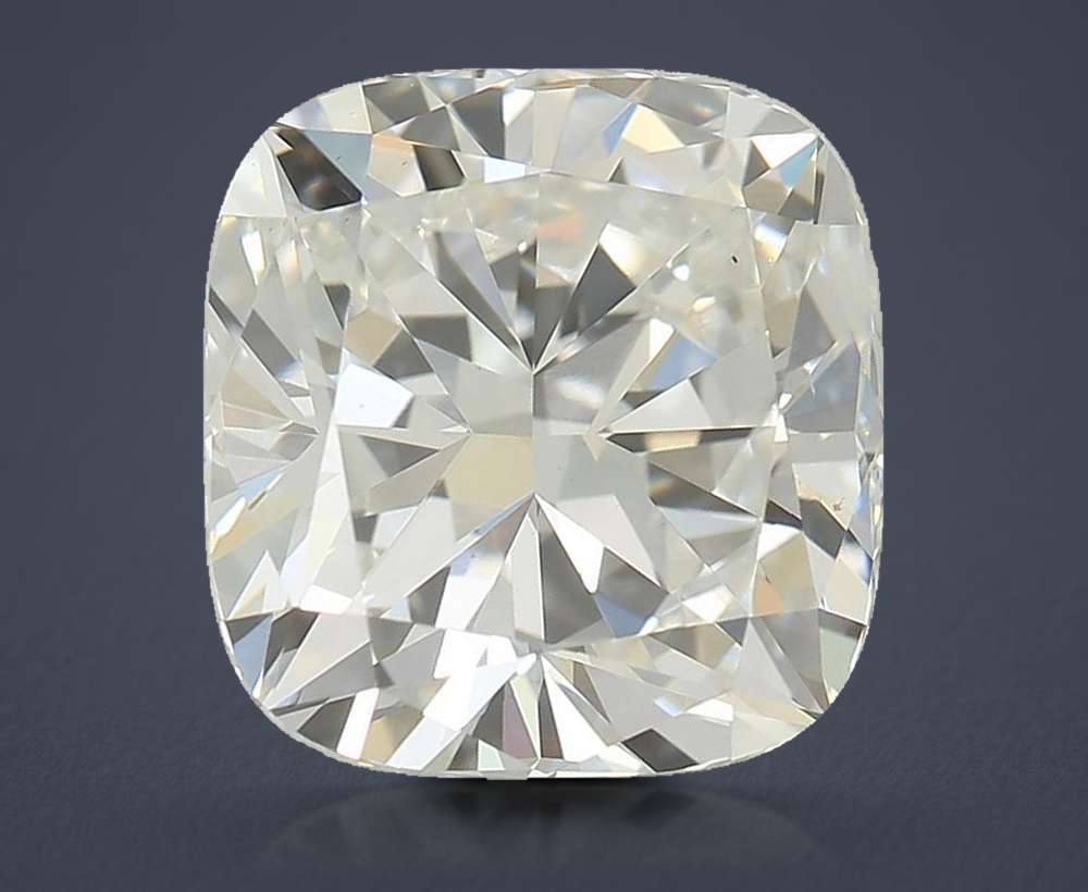 2.53ct E VS1 Rare Carat Ideal Cut Cushion Lab Grown Diamond