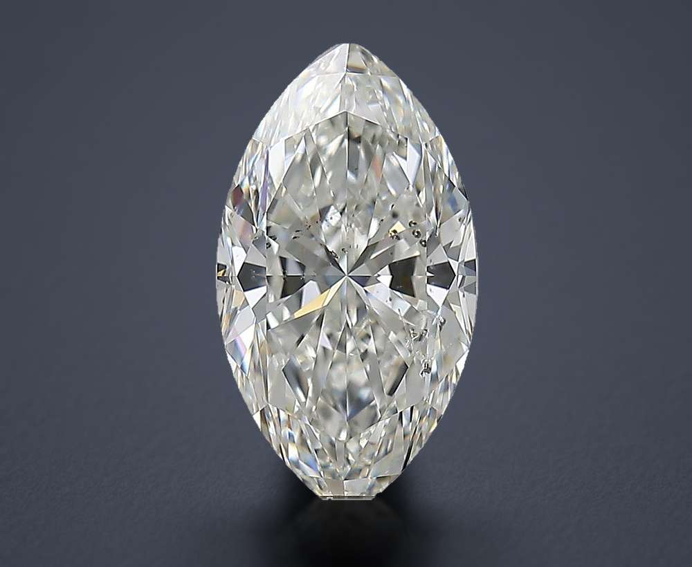 2.71ct I SI2 Rare Carat Ideal Cut Marquise Diamond