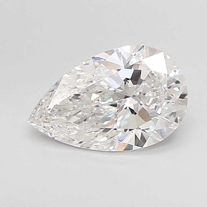 2.53ct E VS2 Rare Carat Ideal Cut Pear Lab Grown Diamond