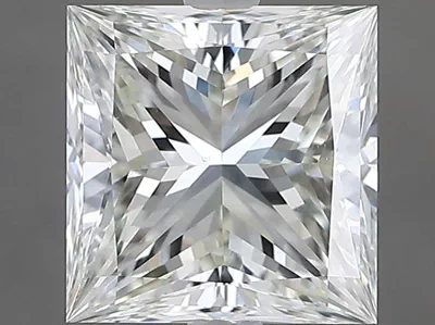 1.71ct J VS2 Rare Carat Ideal Cut Princess Diamond