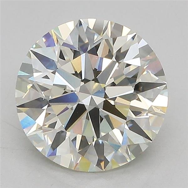 3.06ct J VS1 Rare Carat Ideal Cut Round Lab Grown Diamond