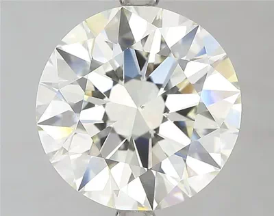 5.08ct J VS2 Rare Carat Ideal Cut Round Diamond