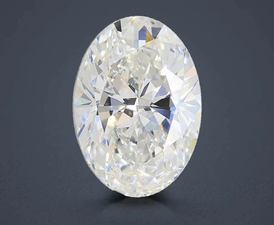 4.05ct F VVS2 Rare Carat Ideal Cut Oval Lab Grown Diamond