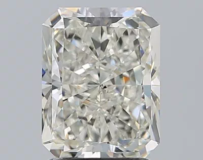 2.01ct J SI1 Rare Carat Ideal Cut Radiant Diamond
