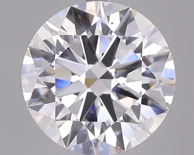 6.03ct F SI2 Excellent Cut Round Lab Grown Diamond