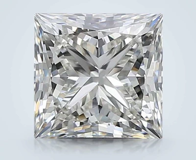 3.01ct J IF Rare Carat Ideal Cut Princess Diamond