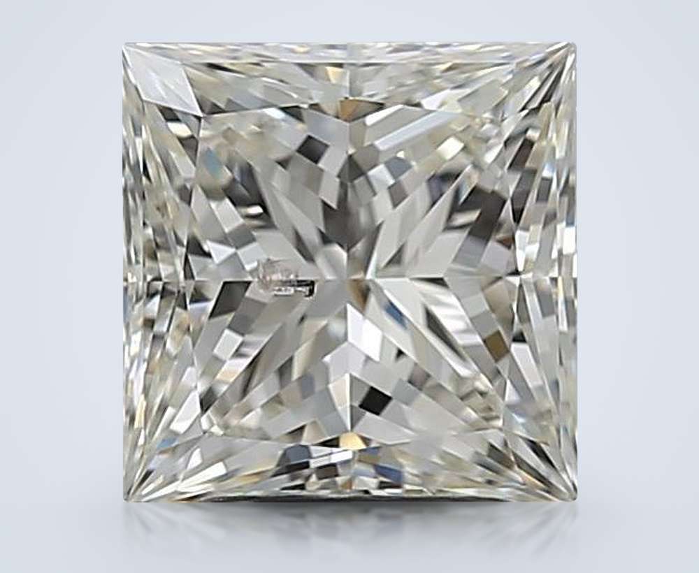 2.51ct K SI2 Rare Carat Ideal Cut Princess Diamond