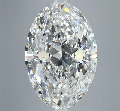 8.03ct F SI1 Rare Carat Ideal Cut Oval Diamond