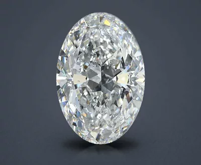 8.03ct F SI1 Rare Carat Ideal Cut Oval Diamond