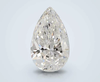 4.03ct E VS2 Rare Carat Ideal Cut Pear Lab Grown Diamond