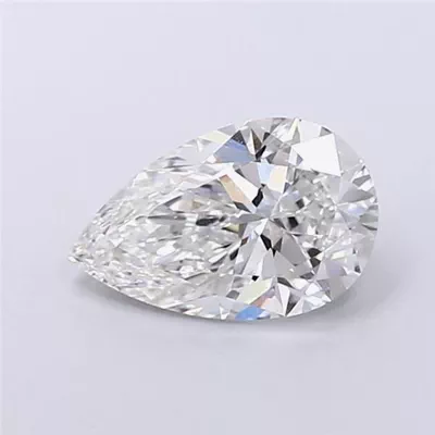 2.22ct E VVS2 Rare Carat Ideal Cut Pear Lab Grown Diamond