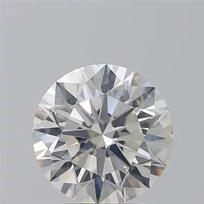 3.02ct I SI2 Rare Carat Ideal Cut Round Diamond