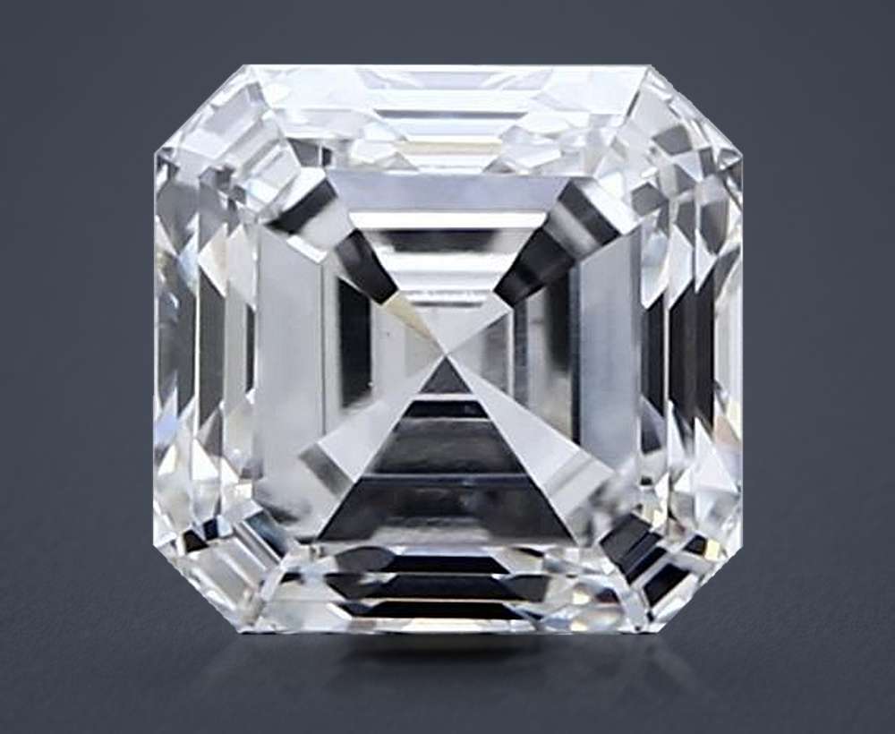 1.39ct E VS1 Rare Carat Ideal Cut Asscher Lab Grown Diamond