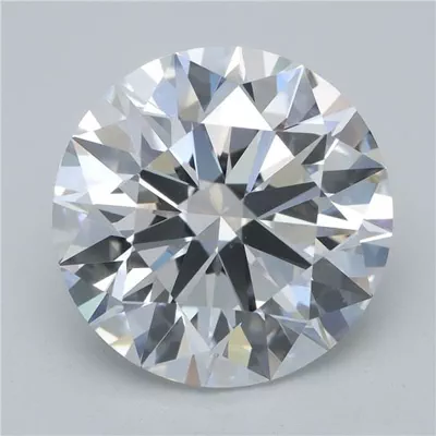 7.06ct E VVS2 Rare Carat Ideal Cut Round Lab Grown Diamond