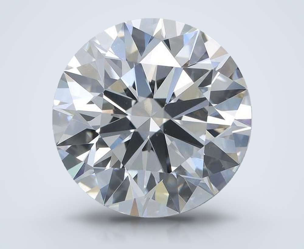 7.06ct E VVS2 Rare Carat Ideal Cut Round Lab Grown Diamond