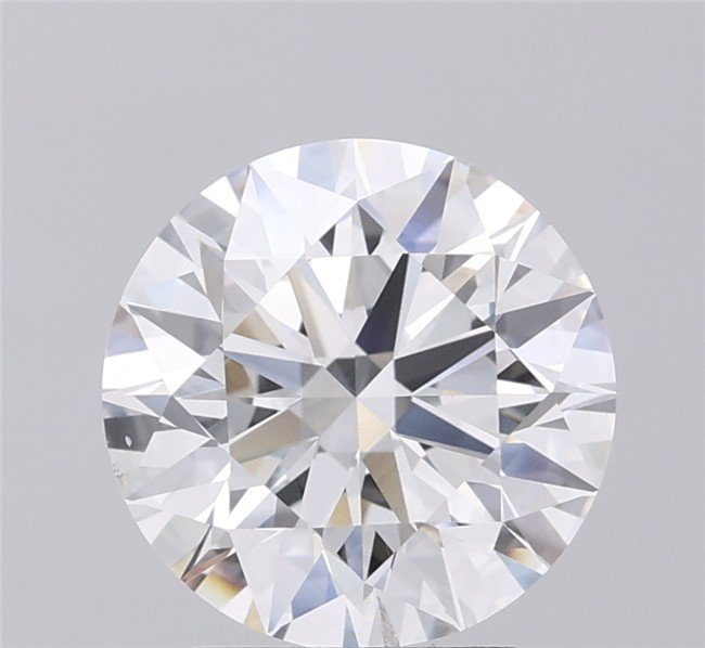 3.02ct F SI1 Rare Carat Ideal Cut Round Lab Grown Diamond