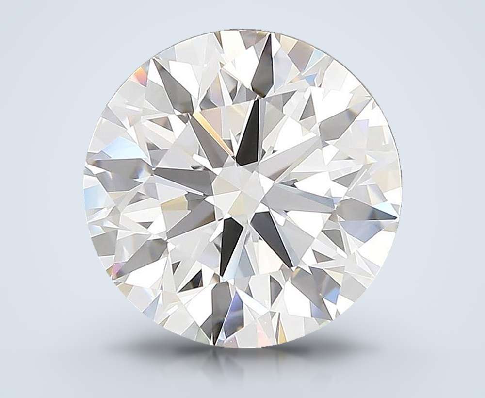 6.75ct F IF Rare Carat Ideal Cut Round Lab Grown Diamond