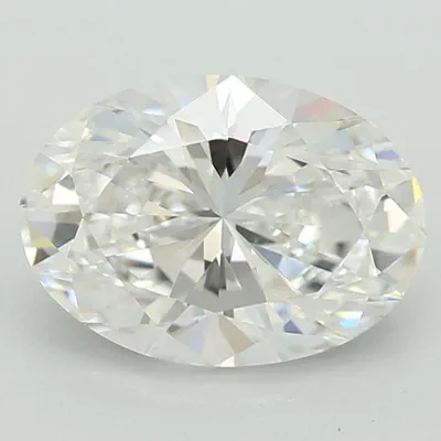 1.09ct D VVS2 Rare Carat Ideal Cut Oval Lab Grown Diamond
