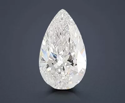1.33ct D VVS2 Rare Carat Ideal Cut Pear Lab Grown Diamond
