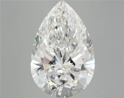 10.25ct F VVS2 Rare Carat Ideal Cut Pear Lab Grown Diamond
